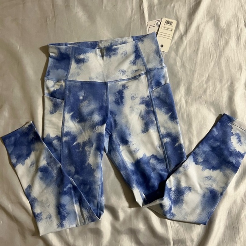 Apana I Women’s I Leggings I Blue-Tie-Dye